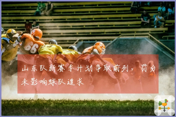 山东队新赛季计划争取前列，罚分未影响球队追求